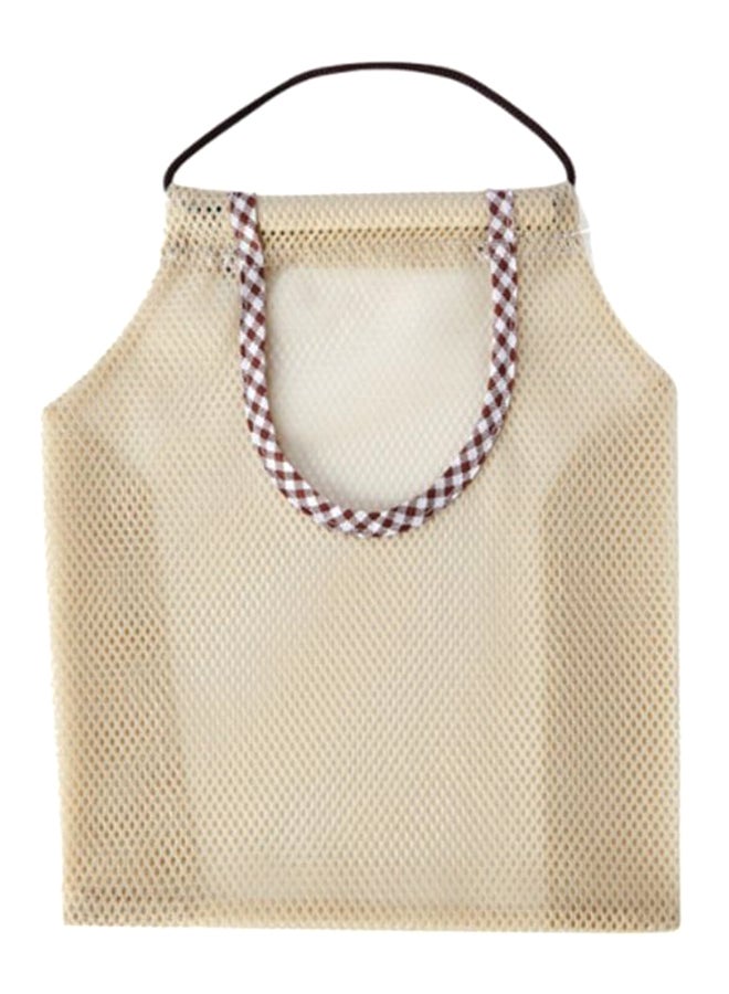 Mesh Breathable Hanging Storage Bag Beige/Black/White  - Image 1