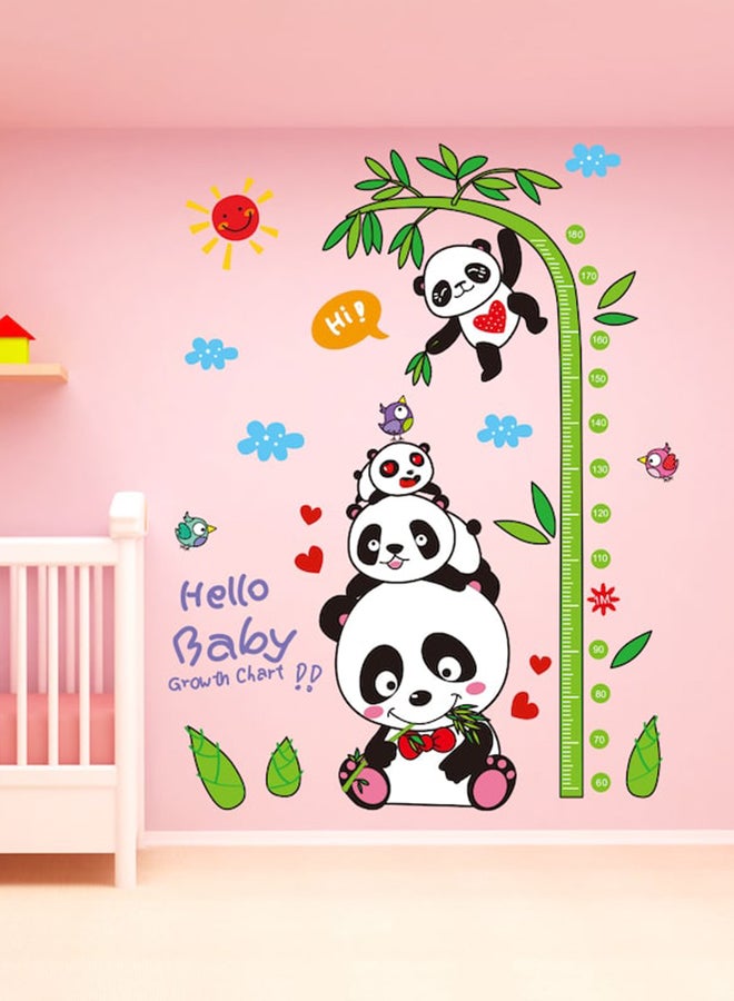 بيوينتي ملصق جداري ذاتي اللصق بتصميم كرتوني لدب الباندا متعدد الألوان 60 x 90سم - Image 3