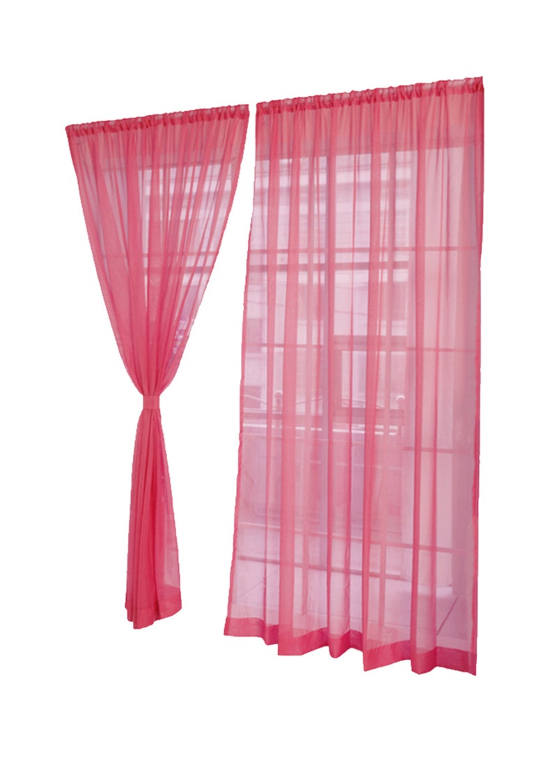 Living Room Window Curtain Pink 35x2x20cm - Image 1