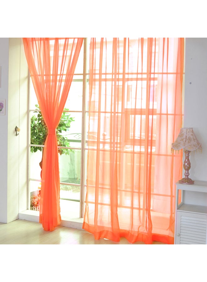 Living Room Window Curtain Orange 35x2x20cm - Image 2