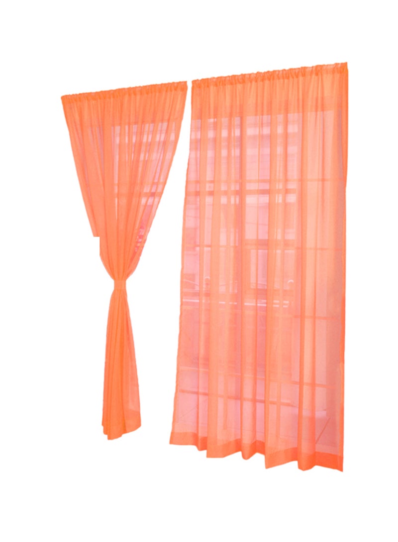 Living Room Window Curtain Orange 35x2x20cm - Image 1