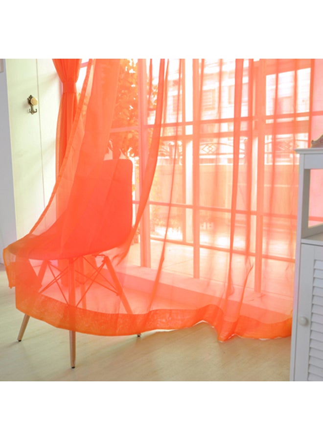 Living Room Window Curtain Orange 35x2x20cm - Image 3