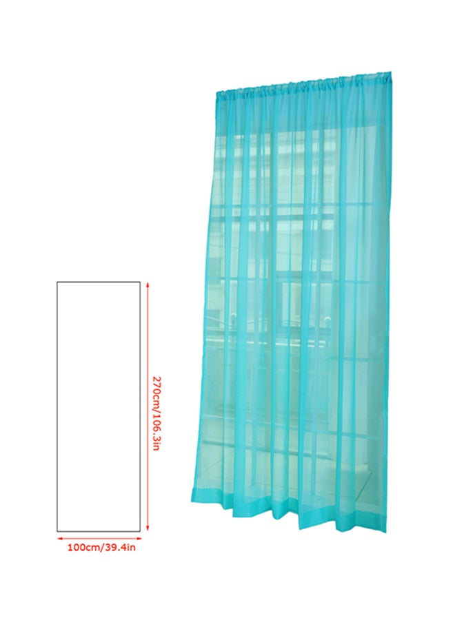 ستارة نافذة لغرفة المعيشة أزرق 35x2x20سم - Image 2