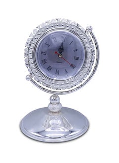 Decorative Circular Clock Silver 15x25cm - v1578387224/N33484997A_1