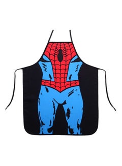 Waterproof Spiderman Pattern Adjustable Apron Blue/Black/Red 22 x 29inch