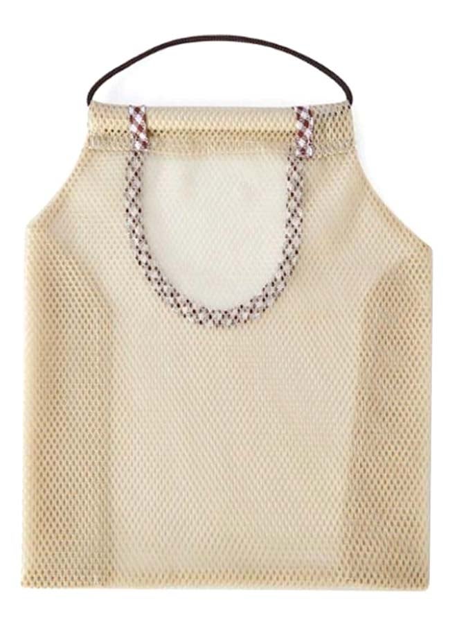 Reusable Fruit And Vegetable Hanging Storage Bag Beige 28 x 24.5cm  - Image 1