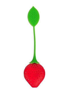 Strawberry Tea Leaf Infuser Green/Red 19 x 5cm