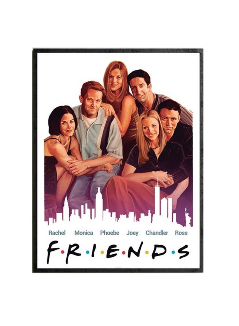 Boomah Accessories Friends Tv Show Framed Poster Multicolour 30x40centimeter