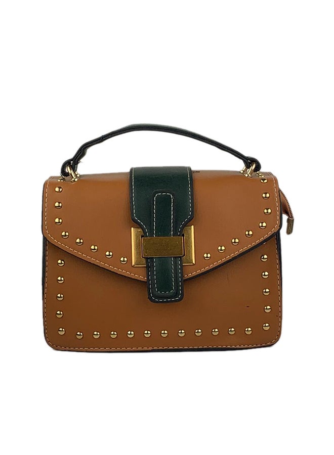 Elegant Style Satchel bag Brown