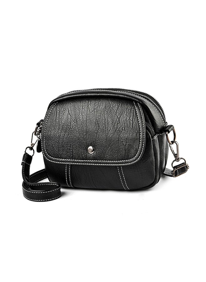 بيوينتي حقيبة كروس بتصميم أنيق أسود - Image 1