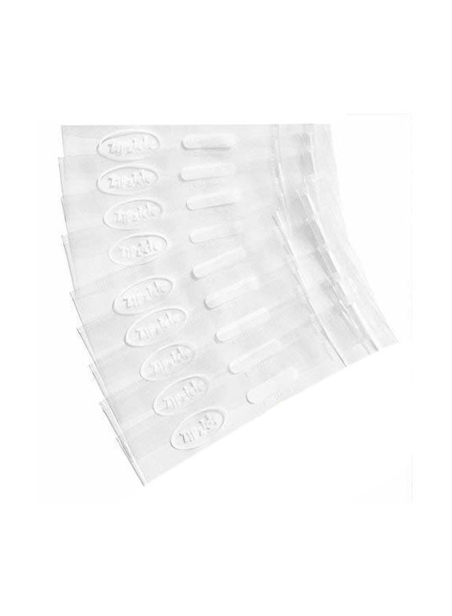 Zipzicle - 36-Piece Ice Pop Pouch Clear 8x1.5inch - Image 1