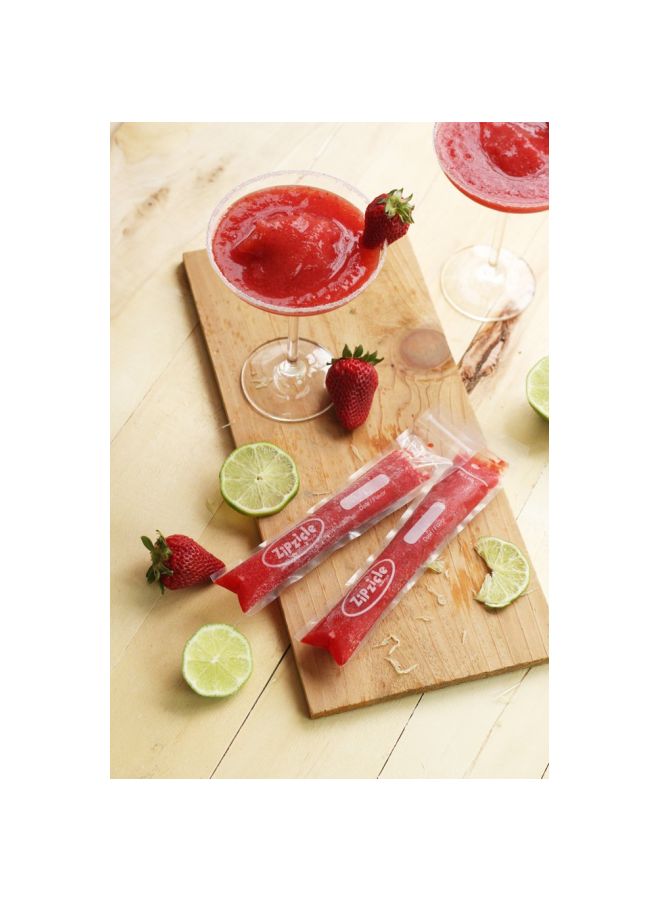 Zipzicle - 36-Piece Ice Pop Pouch Clear 8x1.5inch - Image 1