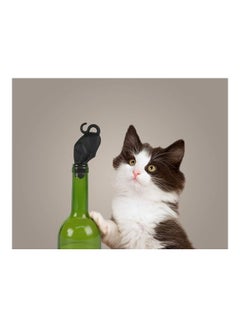 Fred & Friends Wine Bottle Stopper Black  - Image 2