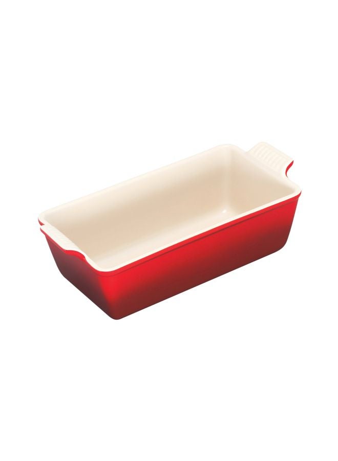 Le Creuset - Heritage Stoneware Loaf Pan Cherry 9x3x5inch - Image 1