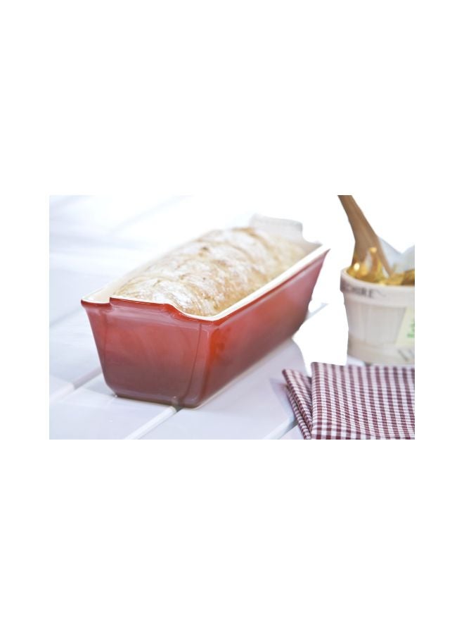 Le Creuset - Heritage Stoneware Loaf Pan Cherry 9x3x5inch - Image 1