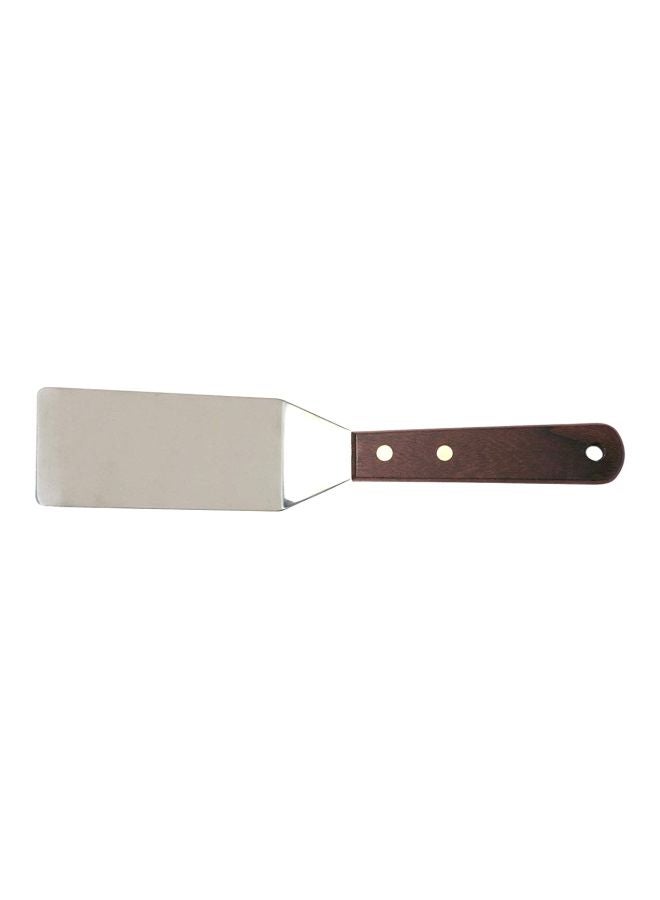 Norpro Stainless Steel Spatula With Wooden Handle Silver/Brown 25.4centimeter  - Image 1