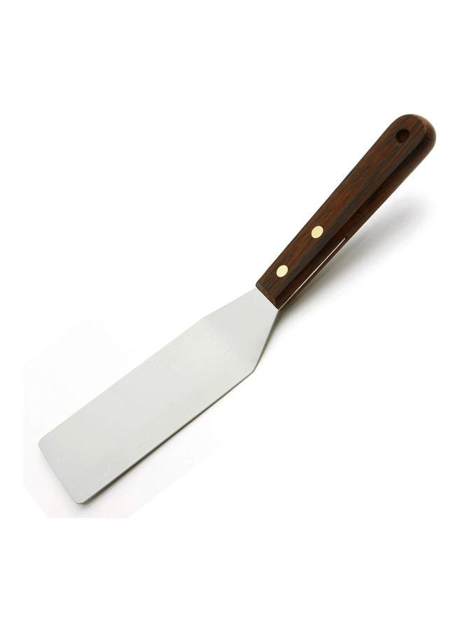Norpro Stainless Steel Spatula With Wooden Handle Silver/Brown 25.4centimeter  - Image 2