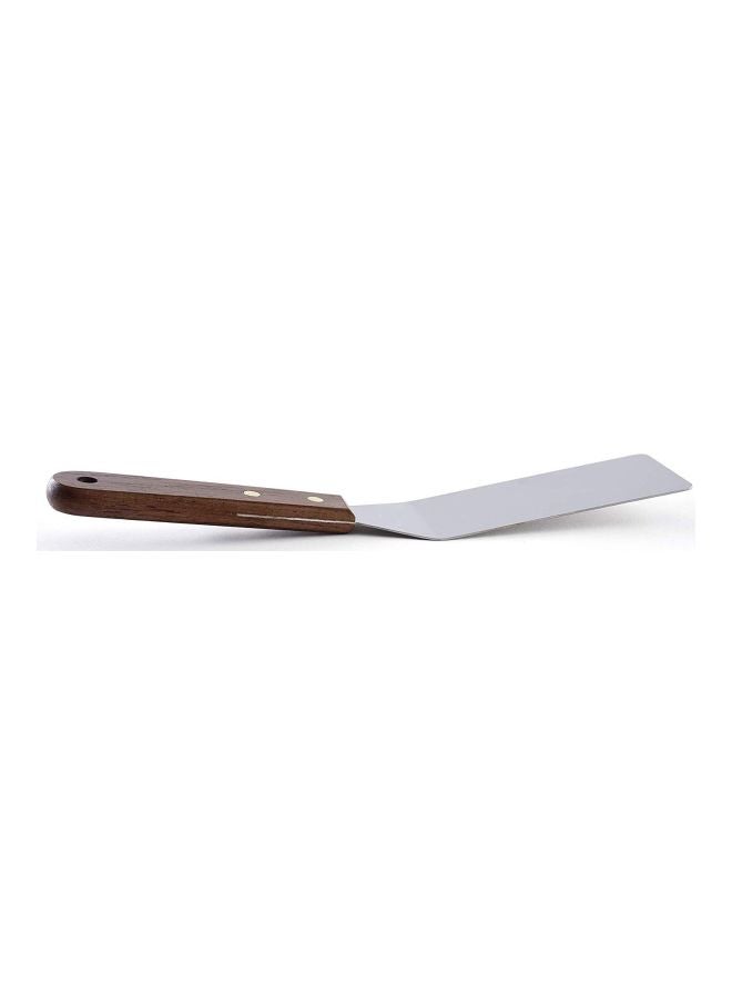 Norpro Stainless Steel Spatula With Wooden Handle Silver/Brown 25.4centimeter  - Image 3