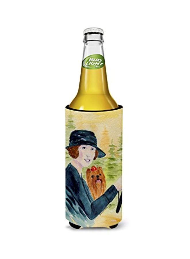 Caroline's Treasures - Driving With Her Yorkie Printed Beverage Insulators Hugger Multicolour 4x0.2x6.5inch - Image 1