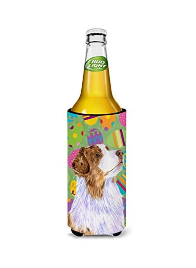 Australian Shepherd Printed Beverage Insulator Hugger Multicolour 4x0.2x6.5inch