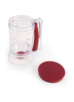 chicago metallic Cupcake Batter Dispenser Clear/Red 6.8x4.5x7.2inch  - Image 2