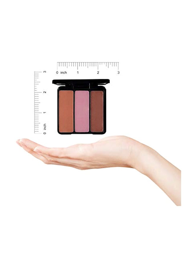 EVE PEARL Natural Looking Face Blusher Palette Spicy Cheeks  - Image 2