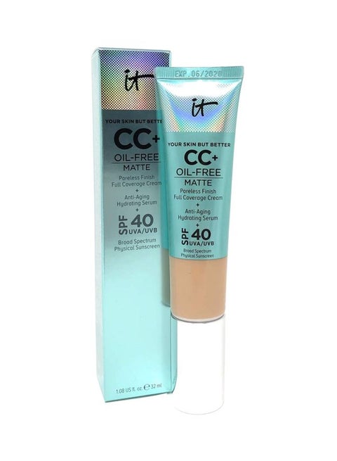 Your Skin But Better Oil-Free Matte CC Cream SPF 40 Light