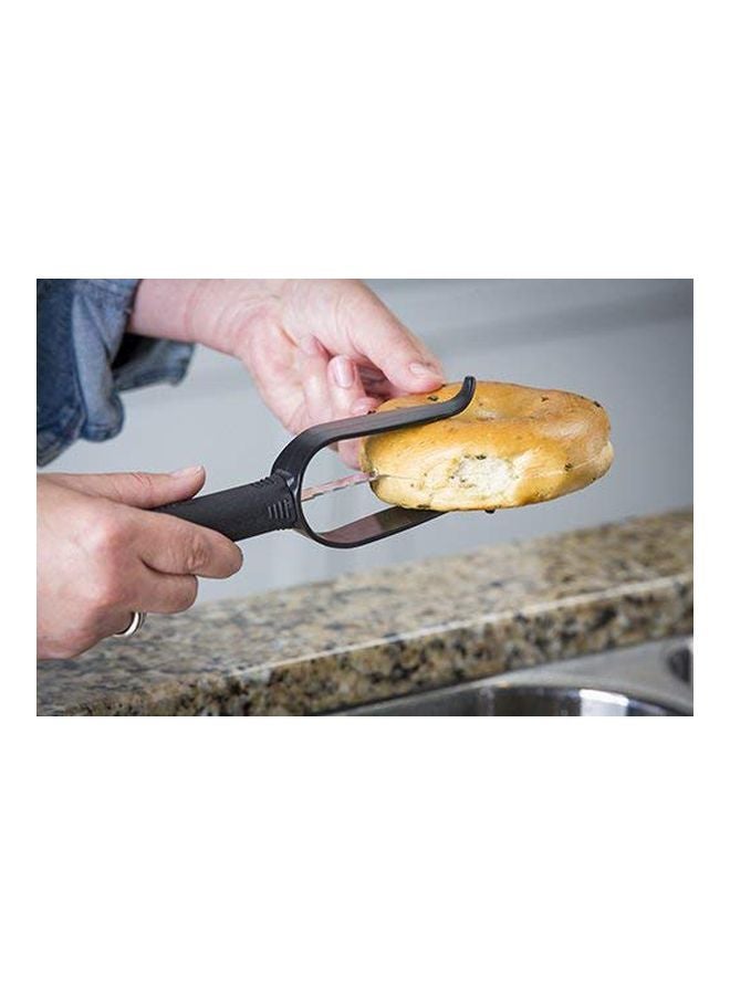 Tablecraft Firm Grip Bagel Knife Grey 8x2x1.2inch - Image 3