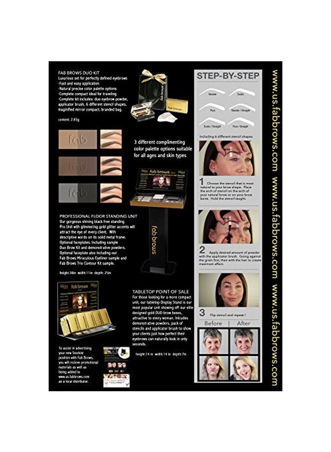 Fab Brows Eyebrow Kit Brown - Image 3