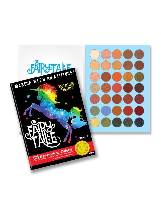 روود علبة ظل عيون فيري تيل مكونة من 35 لوناً أحمر/ ذهبي/ بيج