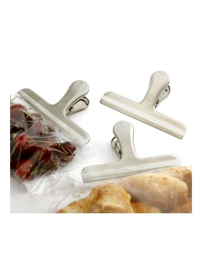 Norpro Stainless Steel Bag Clip Silver 2.8x4.5x1.2inch  - Image 2