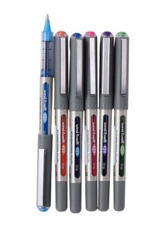 Uniball 6-Piece Liquid Ink Pen Set Multicolour  - Image 1