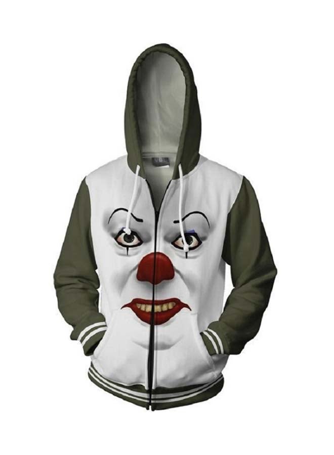 The Joker 3D Printed Hoodie Multicolour - Image 1