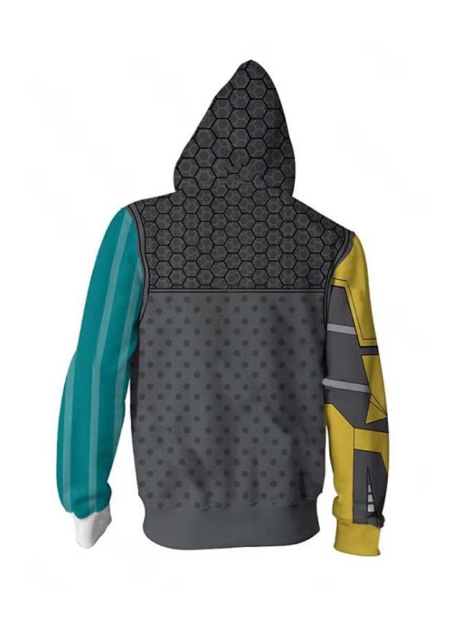 Borderlands The Trend Of Printing Fleece Hoodie Multicolour - Image 2