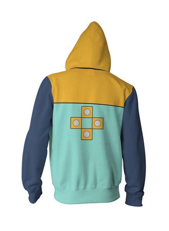 Seven Deadly Sins 3D Printed Hoodie Multicolour - Image 2
