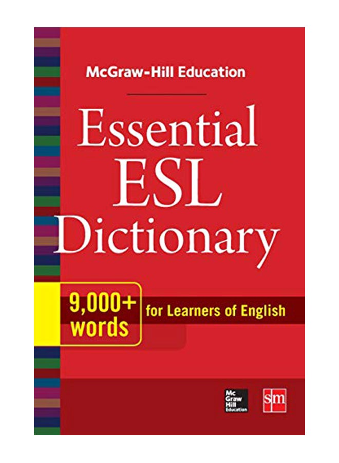 null - McGraw-Hill Education Essential ESL Dictionary: 9,000+ Words for Learners of English paperback english - 41892 - Image 1