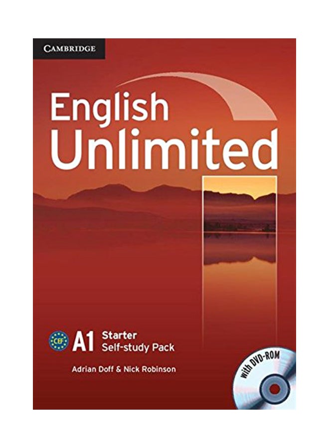 English Unlimited Starter Self-Study Pack (Workbook with DVD-Rom) [With DVD ROM] Paperback English by Doff, Adrian - 40451