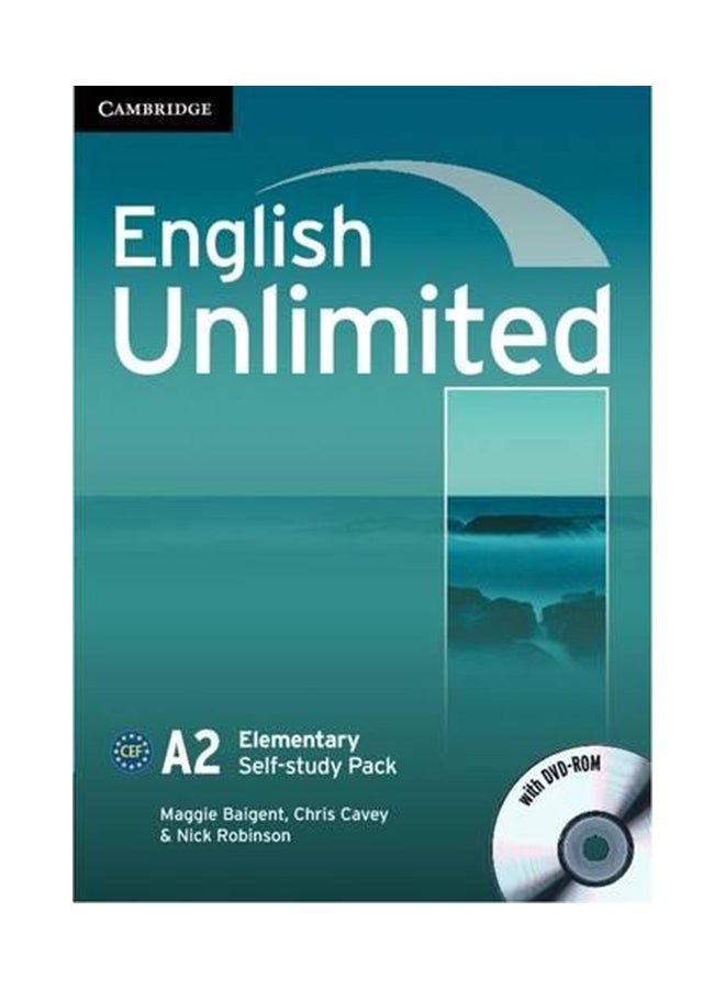 English Unlimited Elementary Self-Study Pack (Workbook with DVD-Rom) Paperback English by Baigent, Maggie - 40395