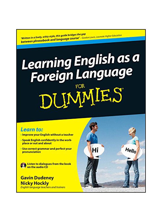 null - Learning English as a Foreign Language for Dummies [With CD (Audio)] Paperback English by Gavin Dudeney - 40932 - Image 1