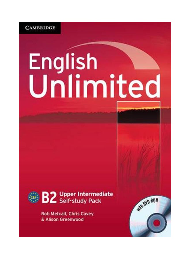 English Unlimited Upper Intermediate Self-Study Pack (Workbook with DVD-Rom) Paperback English by Rob Metcalf - 42186