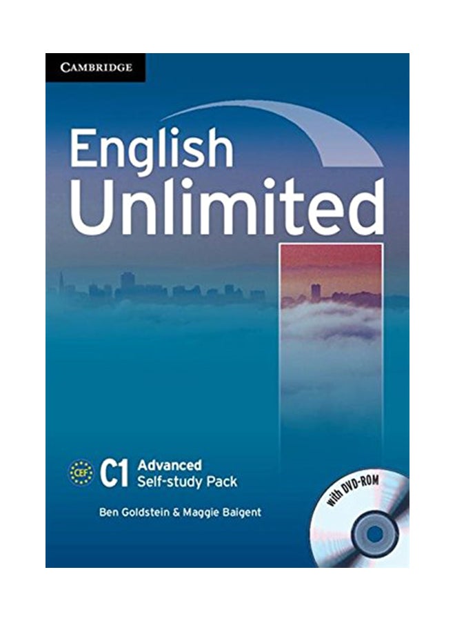 English Unlimited Advanced Self-Study Pack (Workbook with DVD-Rom) Hardcover English by Ben Goldstein - 40816