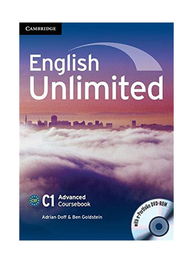 English Unlimited Advanced Coursebook with E-Portfolio Paperback English by Adrian Doff - 40664 