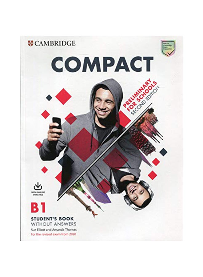 Compact Preliminary for Schools Student's Book Without Answers with Online Practice hardcover english - 43482