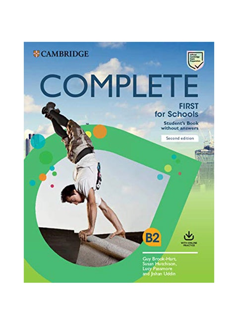 Complete First for Schools Student's Book Without Answers with Online Practice Hardcover English by Guy Brook-Hart - 43580