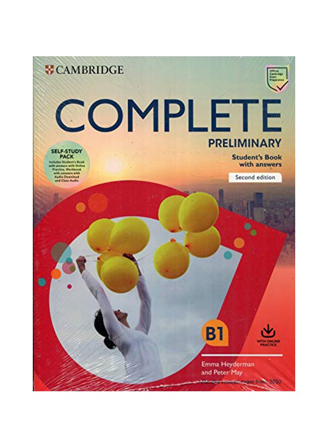 Complete Preliminary Self Study Pack (Sb W Answers W Online Practice and WB W Answers W Audio Download and Class Audio) hardcover english - 43616