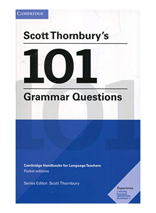 Scott Thornbury's 101 Grammar Questions Pocket Editions: Cambridge Handbooks For Language Teachers paperback english - 2/14/2019