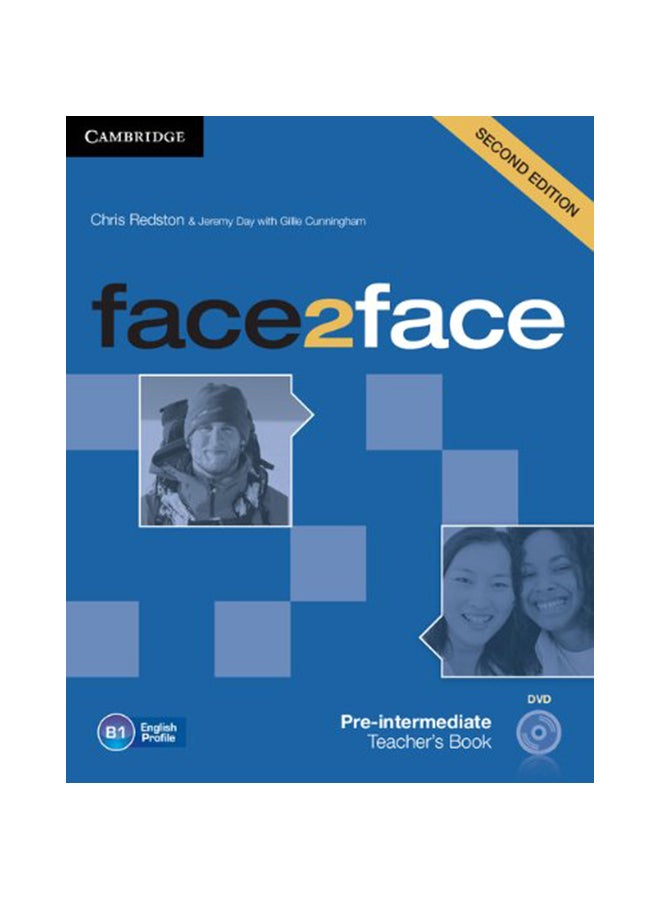 Face2face Pre-Intermediate Teacher's Book with DVD Hardcover English by Chris Redston - 41022
