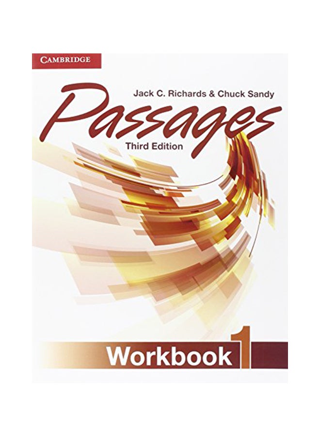 Passages Third Edition Workbook 1 Paperback English by Jack C. Richards - 41823 
