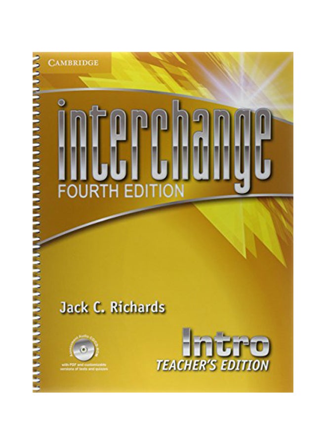 Interchange Intro Teacher's Edition With Assessment Audio CD/CD-ROM Hardcover English by Richards, Jack C. - 41134