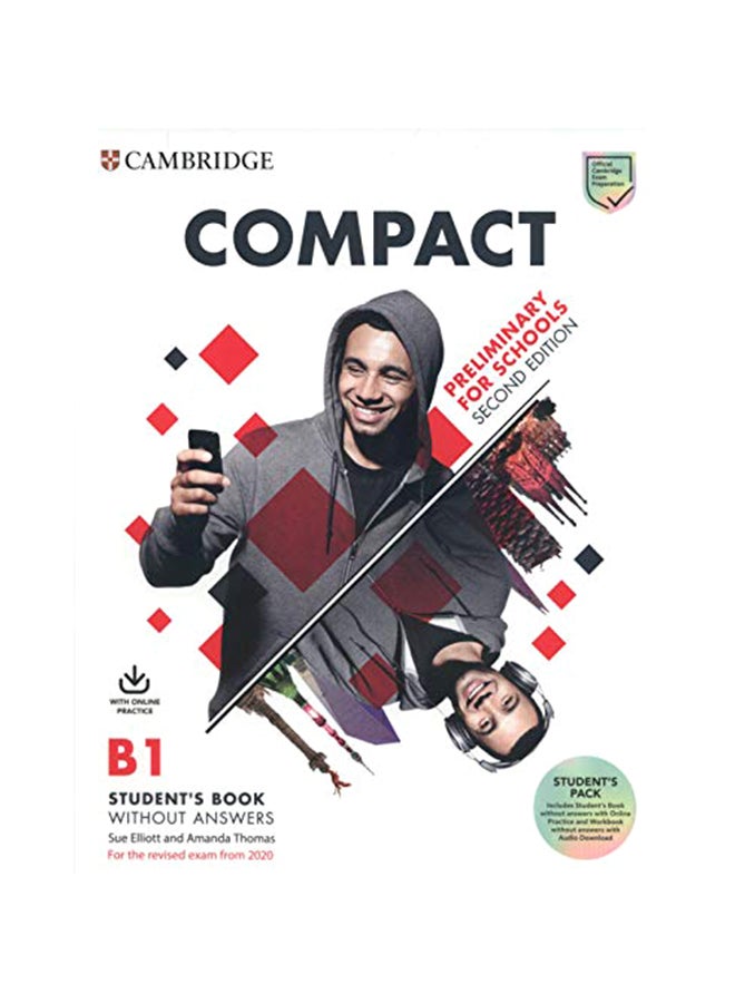 Compact Preliminary For Schools Student's Book Without Answers With Online Practice hardcover english - 1/17/2019